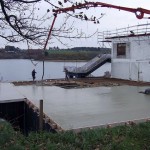 30) Kellerdecke betonieren (November 2013)